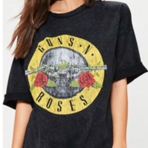 GUNS-N-ROSES t-shirt dress by Missguided NWT